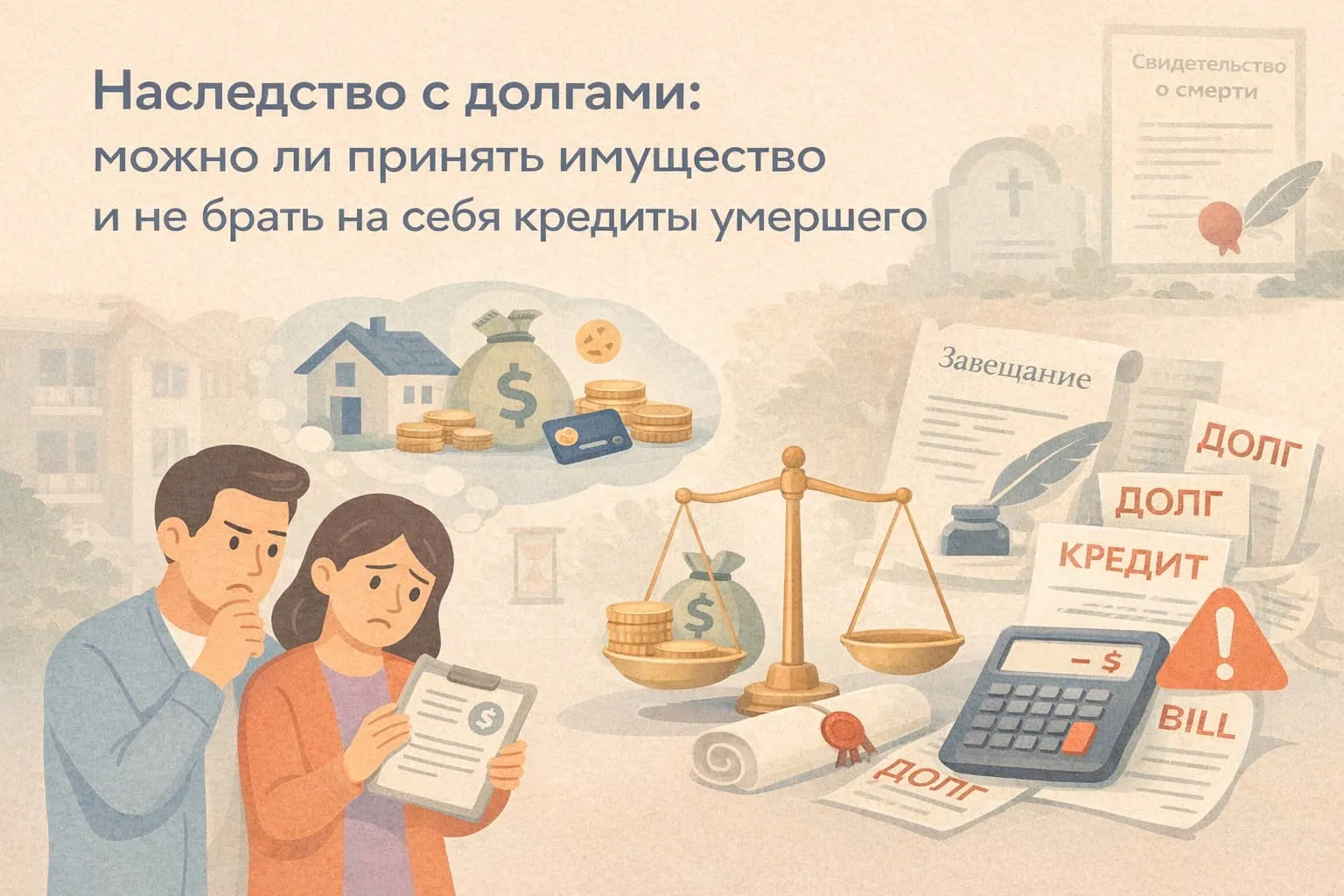 Что будет с долгами после смерти должника — кто и как платит
